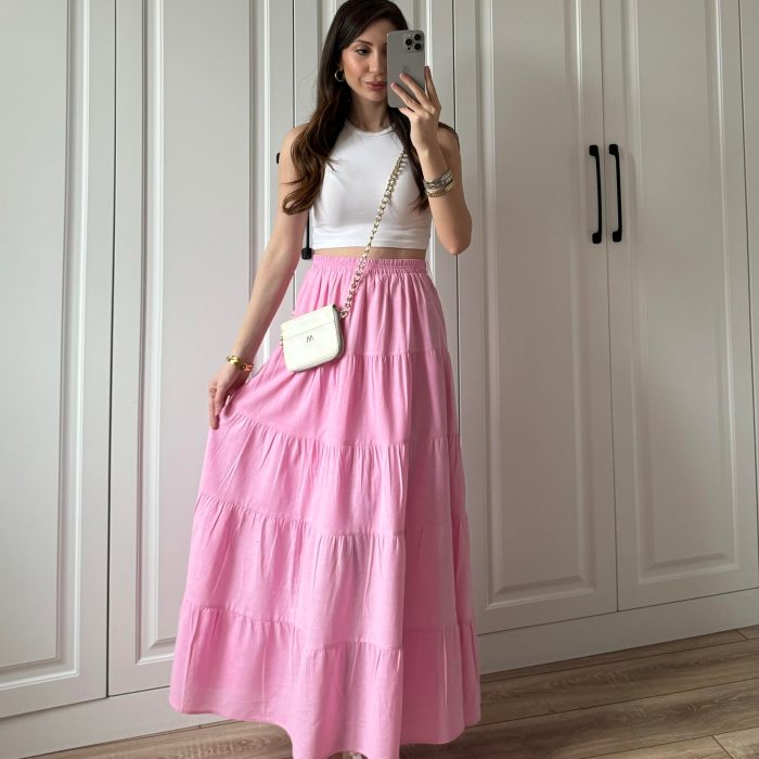 Şeker Pembe Pinterest Viral Etek