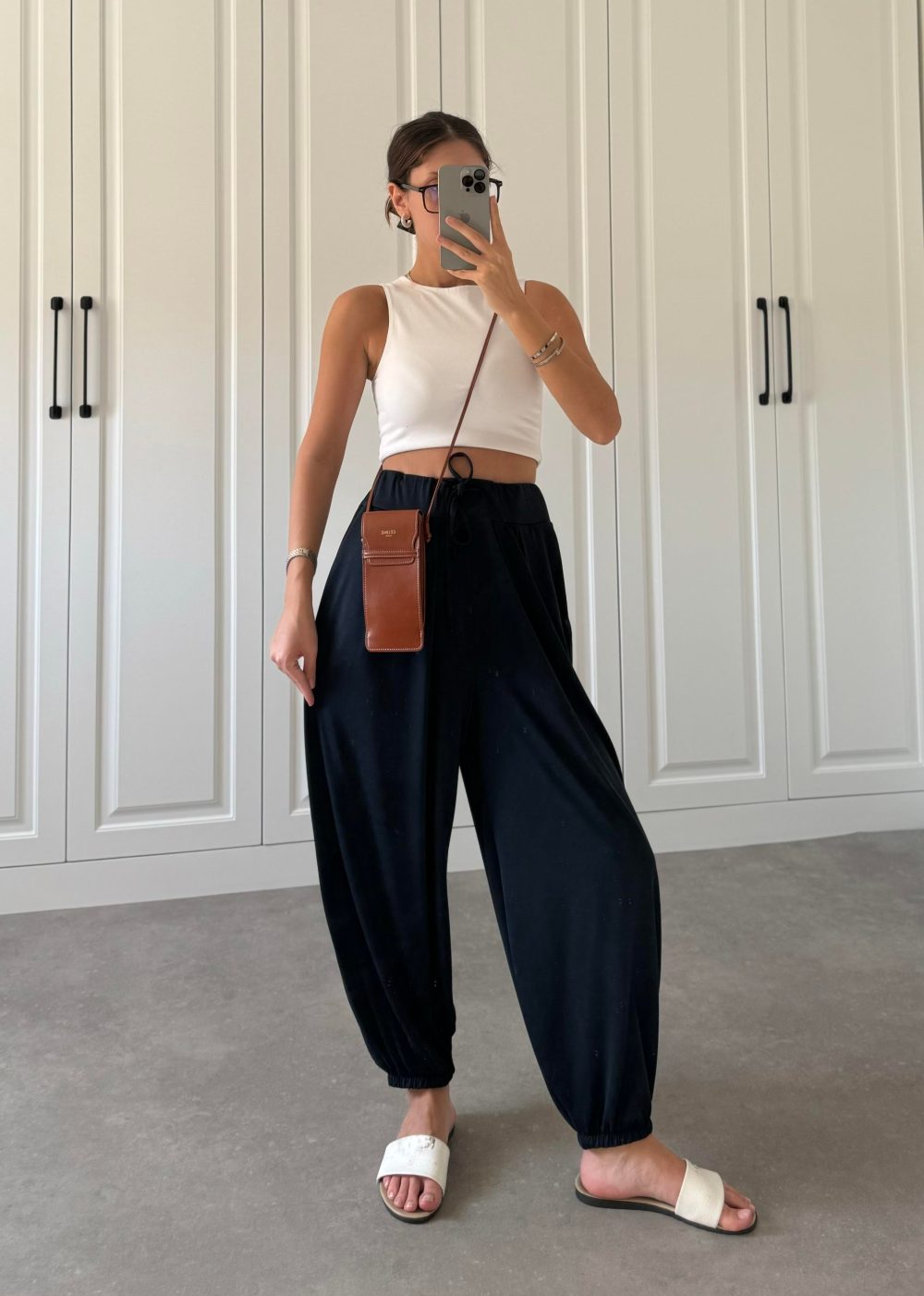 Oysh Modal Antrasit Jogger Eşofman