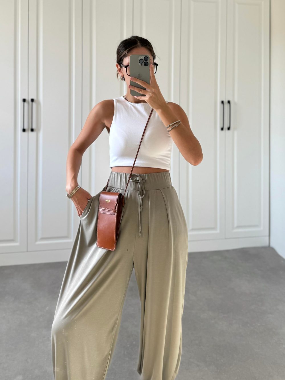 Oysh Modal Gri Jogger Eşofman - Görsel 2