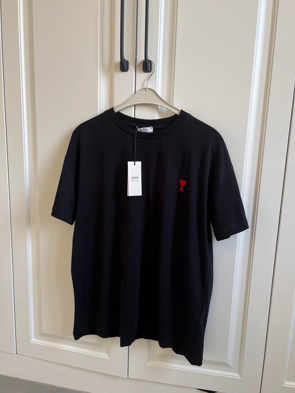 Kalp Detaylı Orj Marka Siyah T-shirt - Görsel 5